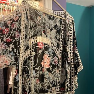 Three Bird Nest Kimono - OS 🌸🌿